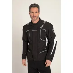 JP1880 Parka Motorrad-Jacke Soft Protektoren Reflex Einsätze grau|schwarz 7XL