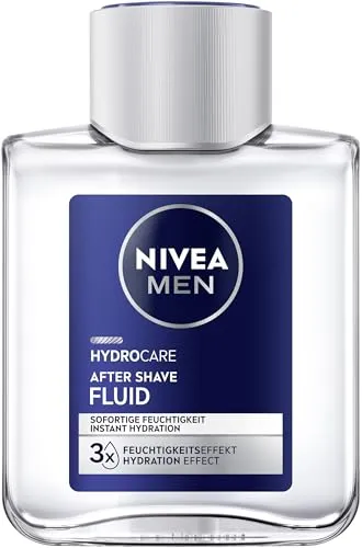 NIVEA MEN Hydrocare After Shave Fluid – Beruhigende Pflege für Männer - Das NIVEA MEN Hydrocare After Shave Fluid mit Aloe Vera und Pro Vitamin B5 sorgt für schnelle Feuchtigkeit und ein angenehmes Hautgefühl nach der Rasur. Ideal für die tägliche Hautpflege und zur Beruhigung irritierter Haut.