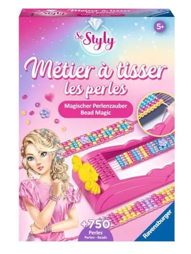 Ravensburger 18399 Magischer Perlenzauber - Traumhafte Armbänder aus schillernden Perlen basteln. Kreatives Bastelset für Kinder ab 5 Jahren