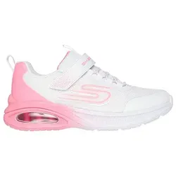 Skechers Kids MICROSPEC MAX ADVANCE Sneaker - Sneaker für Kinder mit Slip-On Design und Klettverschluss, ideal für schnellen Einstieg. Aus Lederimitat und Textil, mit Skech-Air® Dämpfung für Komfort.