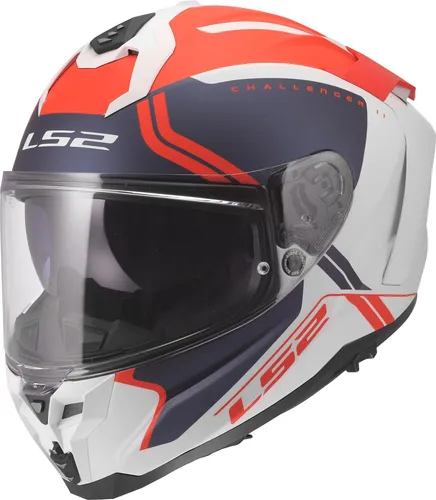 LS2 FF817 Challenger II Titan Helm – Hochleistungs-Tourenhelm XS (53/54) - Der LS2 FF817 Challenger II Helm vereint leichtes Design mit außergewöhnlicher Sicherheit. Ideal für lange Touren, ausgestattet mit einem integrierten Sonnenvisier und hervorragendem Sichtfeld.