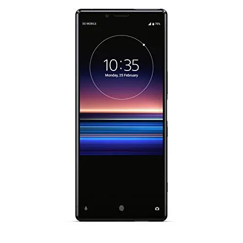 Sony Xperia 1 Smartphone 128 GB - Simlockfreies Handy mit 6,5 Zoll 4K HDR OLED Display, Triple-Kamera für beeindruckende Fotos und IP65/IP68 Wasser- und Staubschutz.