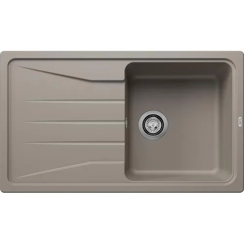 Blanco Sona 5 S Tartufo - 519 678 Granitspüle - Sanitäranlagen & Zubehör, reversible Einbauspüle aus Silgranit in elegantem Tartufo, ideal für Unterschränke ab 50 cm, mit praktischer Handbetätigung.