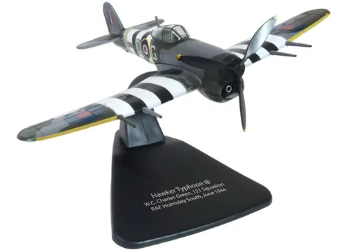 OXFORD DIECAST, HAWKER Typhoon IB - W.C Charles Green - 121 Squadron - RAF Ho...