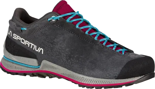 La Sportiva TX 2 Evo Leather Woman - Komfortabler Zustiegsschuh - Wanderschuhe mit Wildleder-Obermaterial und Vibram IdroGrip Sohle für maximalen Grip. Ideal für technischen Zustieg und Felsabenteuer, mit perfekter Passform und schnellem Sohlenwechsel.