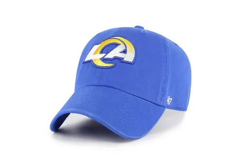'47 Brand NFL Cap Los Angeles Rams - Klassisches Baseball Cap mit verstellbarem Strapback - Baseball Cap mit gebogenem Schirm und Los Angeles Rams Stickerei, ideal für NFL-Fans. Verstellbar für perfekten Sitz, aus 100% Baumwolle.
