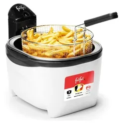 FRIFRI Fritteuse mit Kaltzone 3 ltr 3200W - Leistungsstarke Fritteuse mit Kaltzone für gleichmäßiges Frittieren. Ideal für knusprige Ergebnisse und einfache Reinigung.