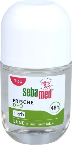 Sebamed Frisch Deo Herb Ro - Hautverträgliches Deo für langanhaltende Frische, pH 5,5 fördert die natürliche Hautschutzbarriere und hemmt geruchsbildende Bakterien.