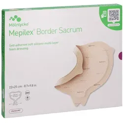 Mepilex Border Sacrum Schaumverband 22x25 cm steril Inhalt: 5 St
