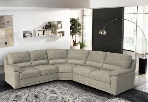 Egoitaliano Ecksofa Doris, modernes Designerecksofa in hochwertigen Microfaserqualitäten, edle Detailverarbeitung, wahlweise fleckenabweisend oder in Lederoptik