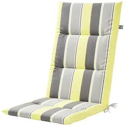 KETTtex Auflage  Stripes Alutex , gelb , Maße (cm): B: 50 H: 4