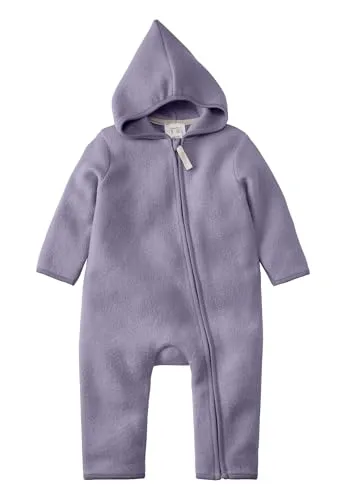 hessnatur Fleece-Overall Unisex aus Bio-Baumwolle - Baby-Bekleidung & -Schuhe, atmungsaktiv und kuschelweich, ideal für trockenes Herbstwetter und gemütliche Wintertage