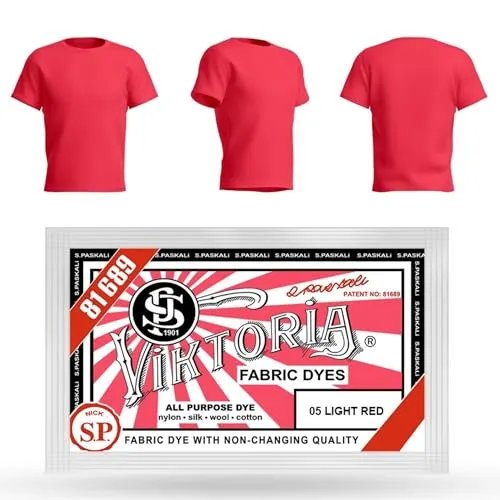 VIKTORIA Textilfarbe waschmaschinenfest (59 FARBEN) - stofffarbe, färbemittel textilien, stofffarben waschfest, textil farbe, kleidung färben
