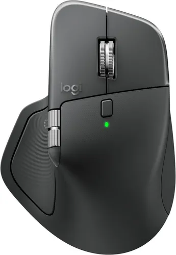 Logitech MX Master 4 - Kabellose Ergonomische Maus mit Haptischem Feedback - Ergonomische kabellose Maus mit 8 Tasten und programmierbaren Funktionen. Ideal für präzises Arbeiten, bietet komfortables Handling und flexible Nutzung durch Bluetooth-Konnektivität.