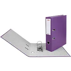 Biella Ordner Breit DIN A4 70 mm Violett 2 Ringe 10341742U Kunststoff