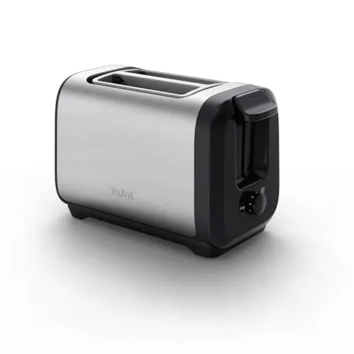 Tefal Subito Doppelschlitz-Toaster mit Brötchenwärmer - Schnelles Toasten für hektische Morgen: Bis zu 50% schneller als herkömmliche Toaster. 7 Bräunungsstufen und energiesparend – für perfekt getoastete Ergebnisse.