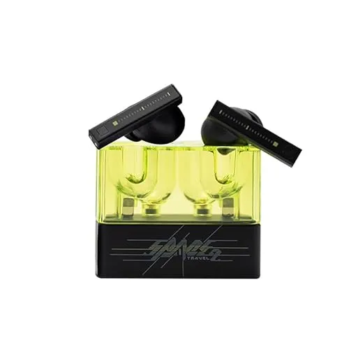 Moondrop Space Travel 2 HiFi Noise Cancelling TWS Earphones Schwarz - Erleben Sie erstklassigen Sound mit den Moondrop Space Travel 2. Diese kabellosen Earphones bieten herausragenden Bass und klare Höhen dank des 13-mm-Treibers. Ideal für Musik und Gaming dank niedrigem Latenzmodus.