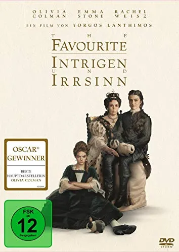 The Favourite,1 DVD: Ausgezeichnet mit dem Golden Globe 2019 und Oscar 2019 für die Beste Hauptdarstellerin (Olivia Colman)