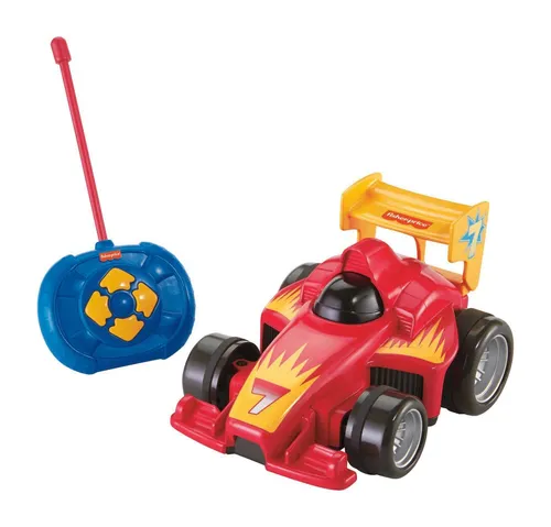 Fisher-Price GVY94 Auto mit Fernbedienung - Ferngesteuertes Rennauto für Kinder ab 3 Jahren, fördert die motorischen Fähigkeiten und sorgt für stundenlangen Spielspaß.
