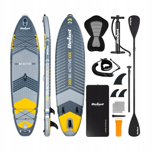 SUP AUFBLASBAR 335 CM MIT SITZ UND PADDEL REBEL ACTIVE 3 BALLASTS