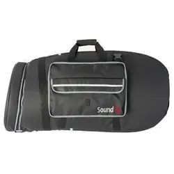Soundline Gigbag für F-Tuba B&S, Melton - Hochwertige Gigbag für F-Tuba mit 20 mm starker Fütterung, gefütterten Rucksackriemen und Schutzplatte, ideal für Musiker auf Tour.