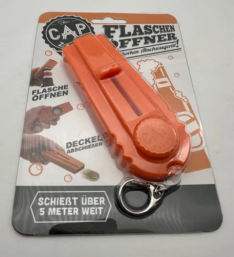Gift Republic - Cap Zappa Kronkorken Öffner und Schleuder Flaschenöffner Neu OVP
