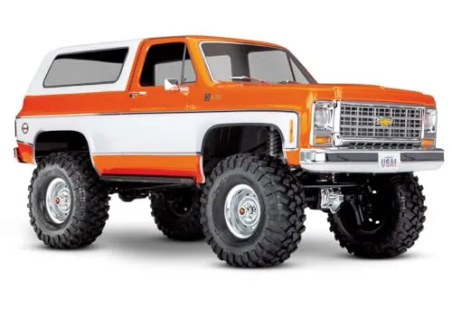 Traxxas Crawler TRX-4 Chevy Blazer 1979 Clipless 1:10 RTR Orange - RC Crawler mit 4x4 Antrieb, ideal für Off-Road-Abenteuer und sofort einsatzbereit (RTR) im Maßstab 1:10.