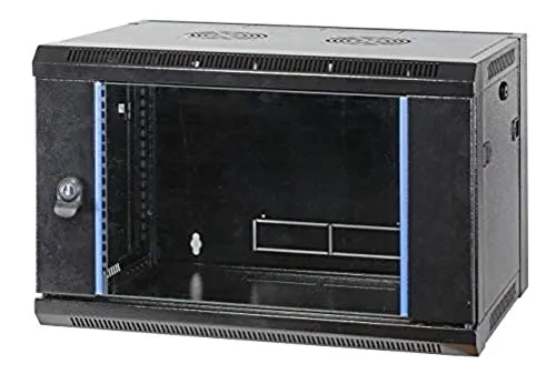 EFB-Elektronik Wandmontage-Gehäuse 12U - Praktisches 12U Gehäuse für Wandmontage, in elegantem Schwarz (RAL 9005) – ideal für platzsparende Installationen und optimale Organisation Ihrer Elektronik.
