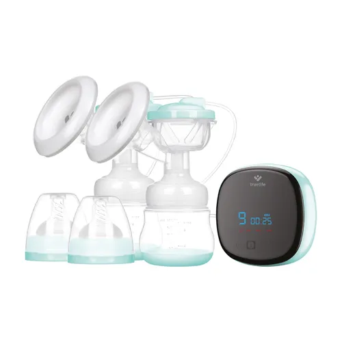 TrueLife Nutrio BP Electric Double - Elektrische Doppelmilchpumpe - Elektrische Doppelmilchpumpe für müheloses Abpumpen an beiden Brüsten gleichzeitig, mit 18 % mehr Milch und 150 Minuten Laufzeit - ideal für Mütter unterwegs.