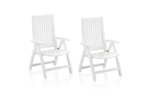 KETTLER Klappstuhl ROMA 2er Set - Vielseitige Gartenmöbel - KETTLER Klappstuhl ROMA im 2er Set. Flexibel einstellbare Sitzpositionen und platzsparend klappbar – ideal für entspannte Stunden im Garten.