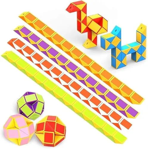 WEARXI Mitgebsel Kindergeburtstag, 12er 24 Blöcke Magische Schlange, Kleine Geschenke für Kinder, Mitbringsel Kindergeburtstag Gastgeschenke Give Aways Kindergeburtstag Gastgeschenk Kindergeburtstag