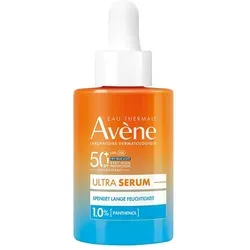 Avène Ultra Serum Feuchtigkeit LSF 50+ - Leichtes Serum mit hohem Sonnenschutz LSF 50+, ideal für empfindliche Haut. Schützt vor UV-Strahlen und spendet langanhaltende Feuchtigkeit für ein frisches Hautgefühl.
