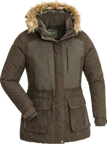 Pinewood Damen Jagd Jacke Abisko 2.0 Größe M - Funktionsjacken: Mit innovativer Pinewood Ultra Body-Heat-Technologie, die bis zu 25% Körperwärme zurückgibt. Wind- und wasserfest, perfekt für kalte Jagdtage.