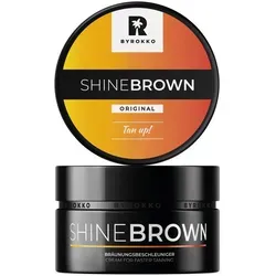 SHINE BROWN Bräunungscreme - Intensive & langanhaltende Bräune (200ml) - Entdecke die Shine Brown™ Bräunungscreme für eine schnelle, natürliche Bräune! Ideal für alle Hauttypen, zieht schnell ein und sorgt für eine seidige Haut. Genieße einen sommerlichen Duft und ein intensives Bräunungsergebnis.