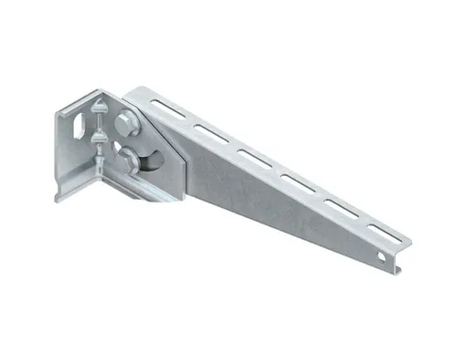 Niedax Wandausleger KTVW 400 F - 10 Stück - Praktischer Wandausleger aus feuerverzinktem Stahl für stabile Kabeltragesysteme, ideal für Anwendungen von -20 bis 120 °C, max. sichere Arbeitslast 1400 N.