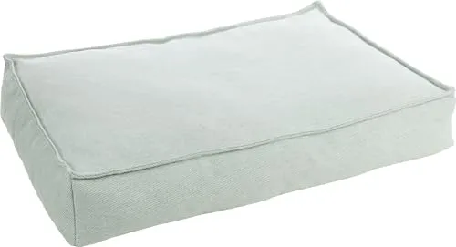 Flamingo Orthopädisches Hundebett Baldar – Rechteckig, Grün, 100 cm - Kissen für Hunde mit orthopädischer Füllung für maximalen Liegekomfort, ideal für ältere Hunde und solche mit Gelenkbeschwerden.