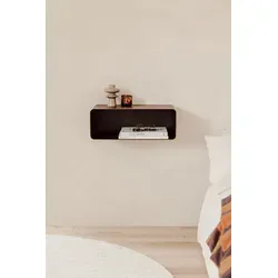 Metallbude Nachttisch Nelio Stahl Chocolate - Eleganter Nachttisch aus robustem Stahl in edlem Chocolate-Finish, ideal für stilvolle Schlafzimmer und praktischen Stauraum.