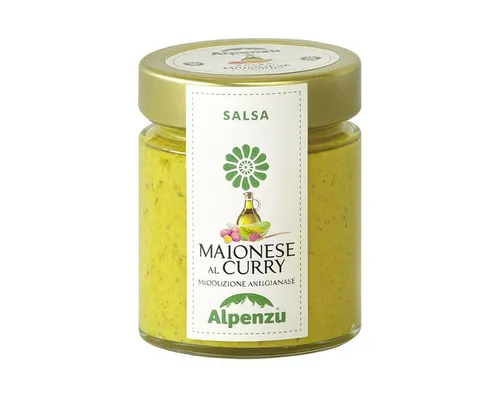 Alpenzu Saucen Alpenzu Salsa Maionese al Curry, Cremige Mayonnaise-Curry Sauce, 125 g