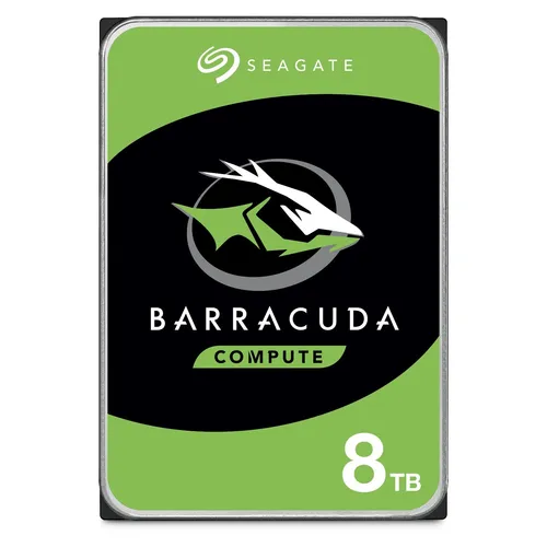 Seagate BarraCuda 8TB interne Festplatte HDD - Interne Festplatte mit 8TB Speicher, 5400 U/min und 256 MB Cache. Ideal für große Projekte und Gaming, bietet 5 Jahre Garantie und Datenwiederherstellungsservice.