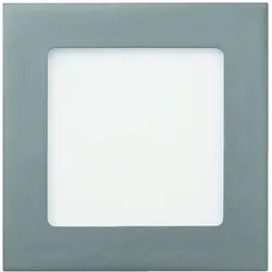 Heitronic 27641 LED-Panel 11 W Tageslichtweiß Silber - Deckenlampe mit nur 2 mm Aufbauhöhe, ideal für moderne Wohnräume. Energieeffiziente 11 W LED-Technologie sorgt für helles Tageslichtweiß.