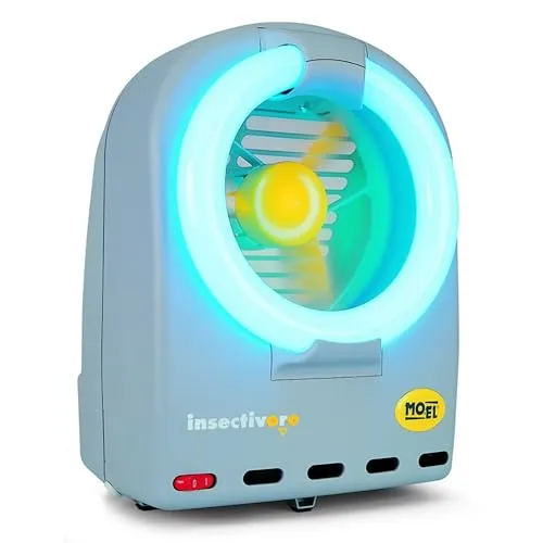 Moel Elektro-Insektizid 75W - Effektive Keimtötende Lampe - Insektenschutzfenster mit 75W Leistung, 900-1050rpm, ideal gegen Insekten und Keime, sorgt für ein hygienisches Raumklima.