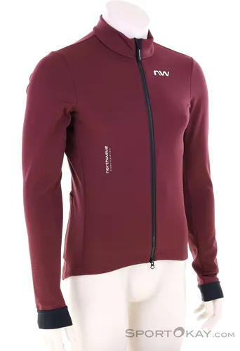 Northwave Blade Light Herren Bikejacke - Dunkelrot - Größe M - Die Northwave Blade Light Herren Bikejacke kombiniert zuverlässigen Wetterschutz mit hohem Tragekomfort. Ideal für Radsport und Training bei kühlen Temperaturen, mit praktischen Taschen und reflektierenden Details für mehr Sicherheit.
