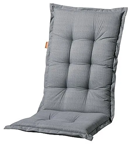 Madison A046 Hochlehner Auflage Basic Grey - Auflagen & Polster, ca. 123 x 50 x 8 cm, mit pflegeleichtem Baumwollmischgewebe und strapazierfähiger Füllung für höchsten Komfort.