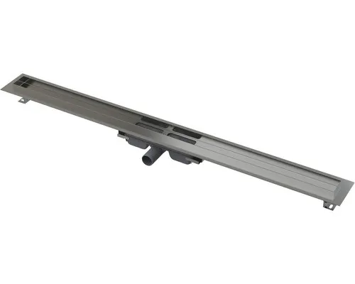 Duschrinne APZ106 1150 mm - Edelst - Hochwertige Edelstahl-Duschrinne mit 65 mm Muldentiefe, ideal für Duschen ab 120 cm Breite. Perfekte Lösung für modernes Badezimmer-Design.