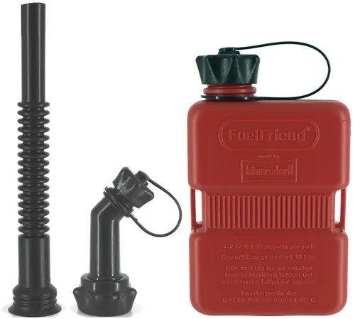 FUELFRIEND-PLUS 1 Liter Benzinkanister Reservekanister Jerry Can + Füllrohr-SET