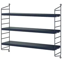 String Furniture Pocket modulares Regalsystem Nybroblau/Nybroblau