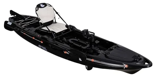 Galaxy kayaks Supernova Junior Angelkajak Fishing Kayak mit Pedalantrieb, Farbe (B) Black