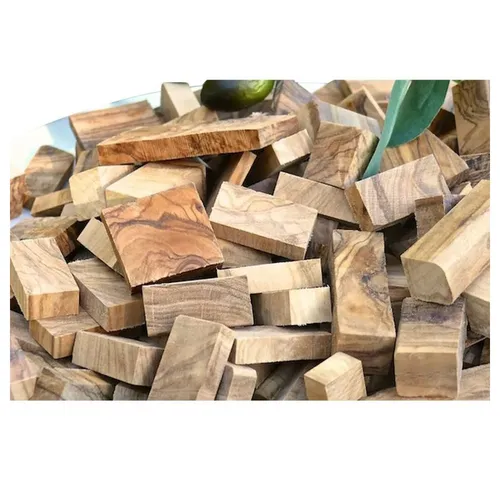 Olivenholz-erleben Räucherbox Räucherholz (Chunks aus Olivenholz) zum Räuchern & Smoken Kräftiges, mediterranes Raucharoma für Grill & Smoker
