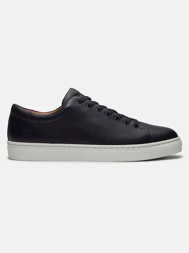 Timberland Herren Leder-Sneakers Dunkelblau Größe 42 - Stylische Timberland Herren Leder-Sneakers in Dunkelblau, Größe 42. Ideal für den Alltag mit rutschhemmender Laufsohle und verstärkter Hinterkappe für zusätzlichen Komfort.