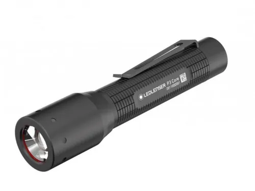 LEDLENSER P3 Core - Ultrakompakte LED-Taschenlampe mit 90 lm - Taschenlampen mit Advanced Focus System für individuelles Licht, ultrakompakt und leicht (42 g), ideal für unterwegs. Praktischer Clip für einfache Handhabung.